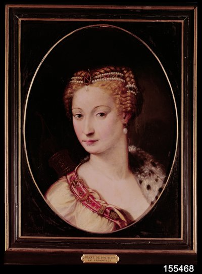 Diane de Poitiers (1499-1566) by Francesco Primaticcio